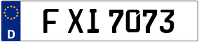 Truck License Plate